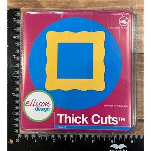 Lightly Used 22150 Ellison Design Thick Cuts Frame #2 Die